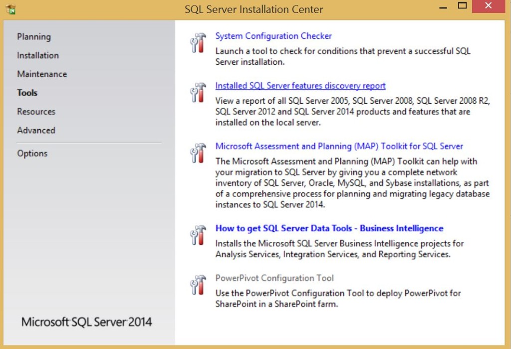 Install Sql Server 2014 Data Tools